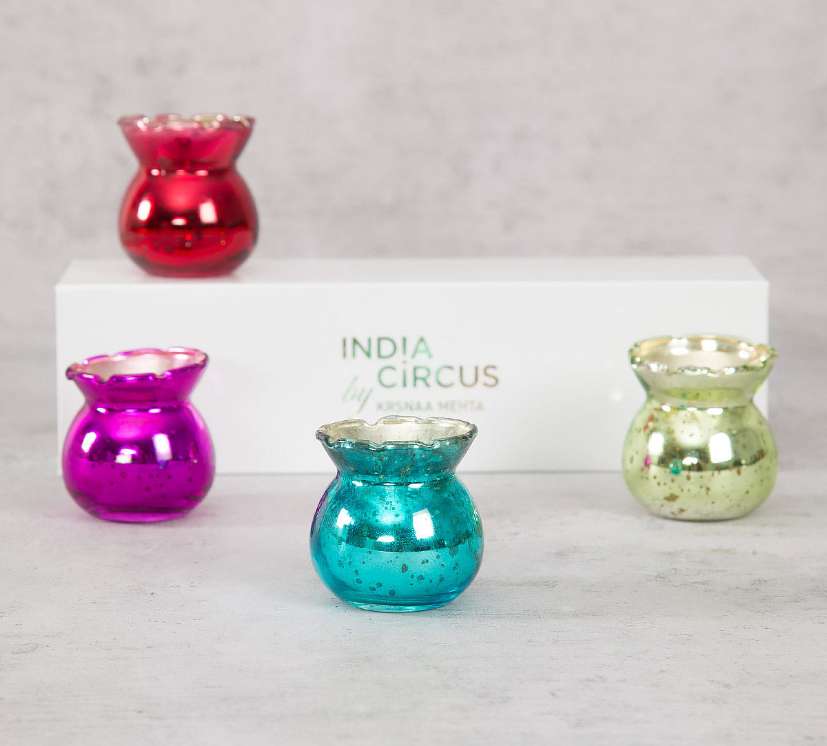 India Circus Yankee Jar Votives Gift Box (Set of 4)