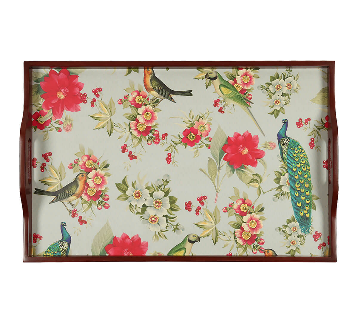 India Circus by Krsnaa Mehta Feathered Garden Tray Table