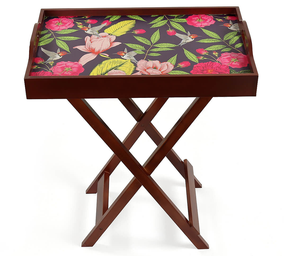 India Circus by Krsnaa Mehta Warbled Verdure Tray Table