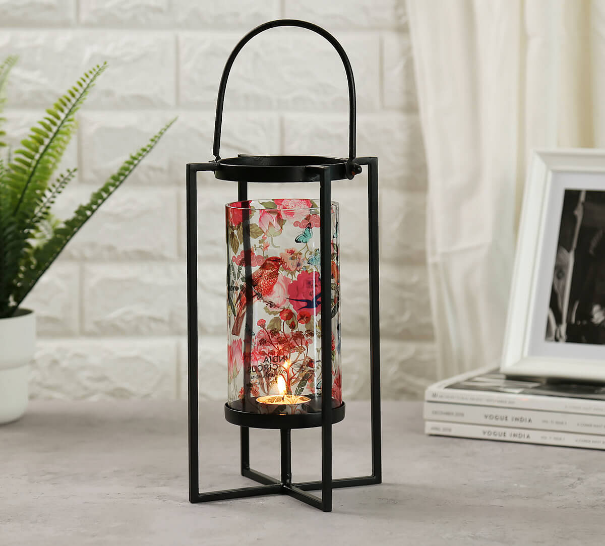 India Cirucs by Krsnaa Mehta Grey Bird Land Lantern