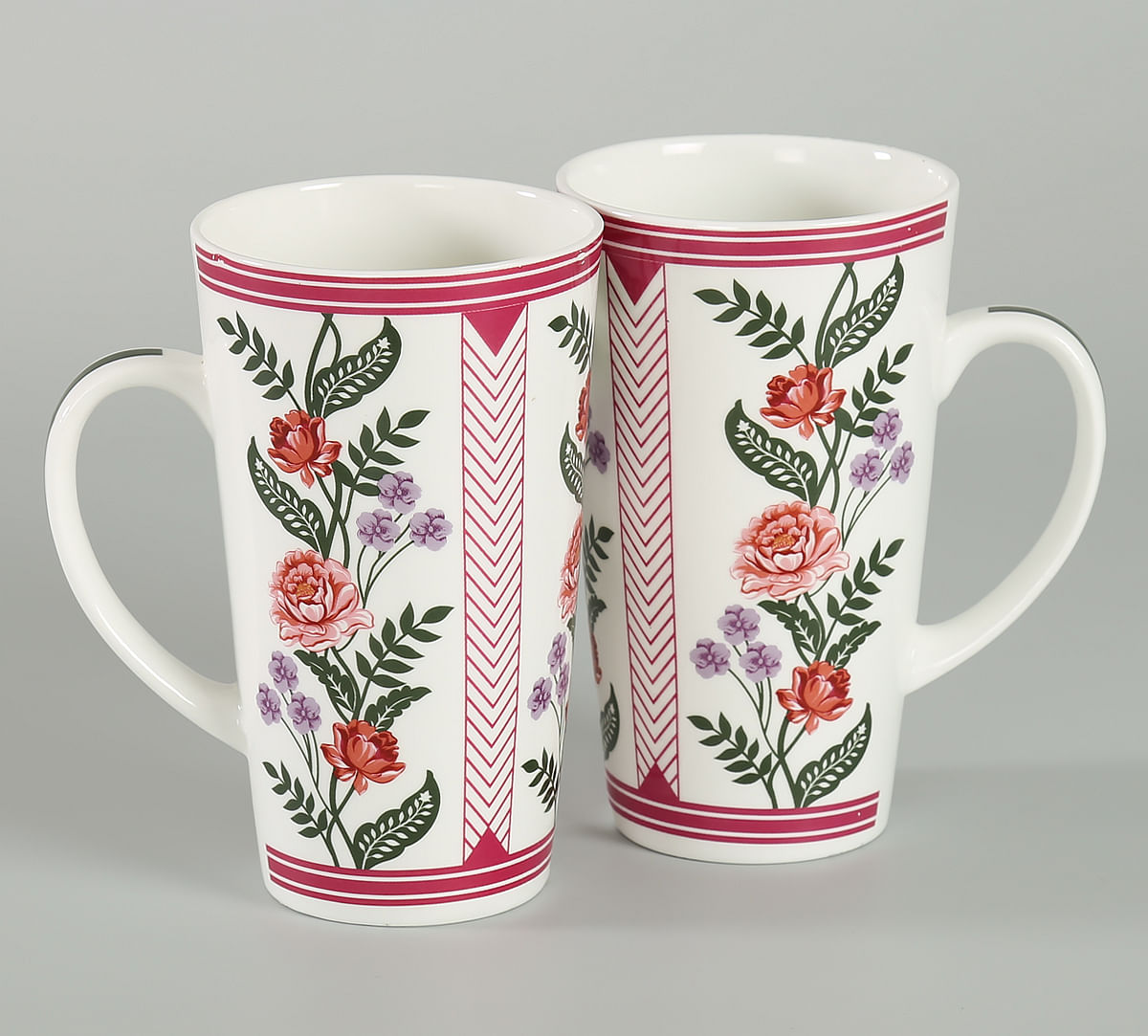 India Circus Verdure Mystery Conical Mug (Set of 2)