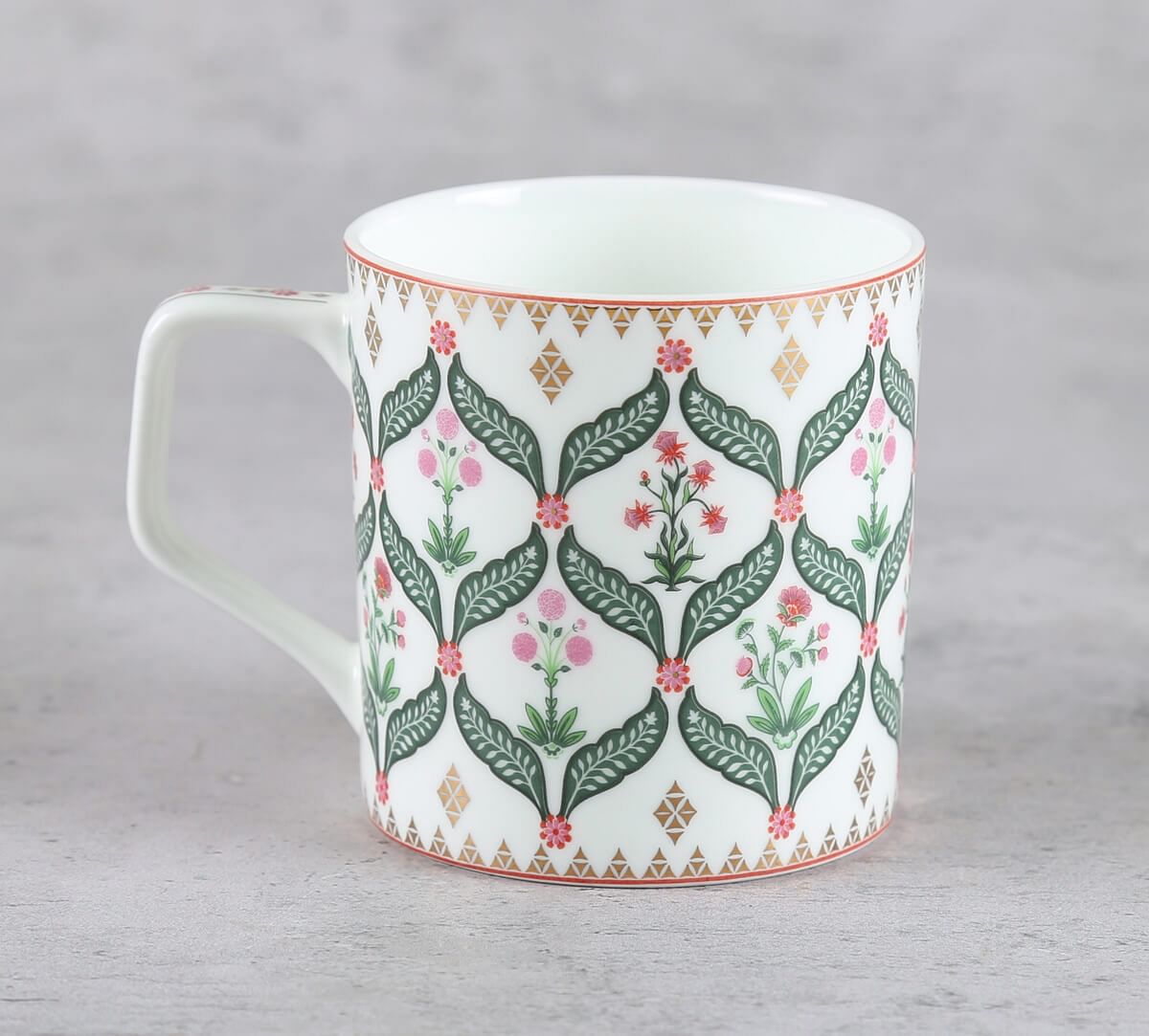 India Circus by Krsnaa Mehta Blooming Dahlia Mug Set of 6
