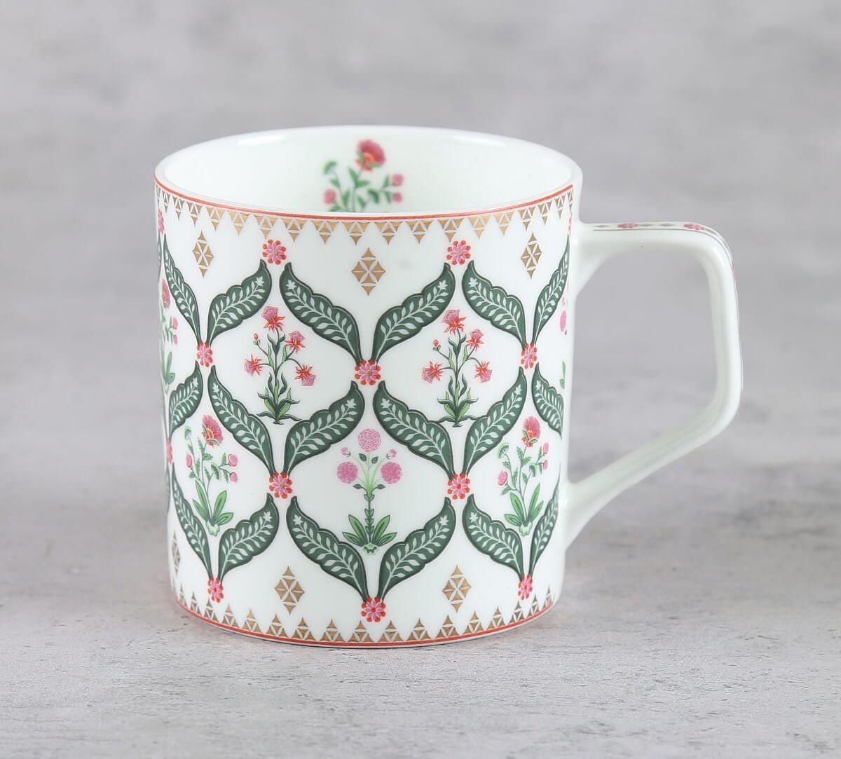 India Circus by Krsnaa Mehta Blooming Dahlia Mug Set of 6