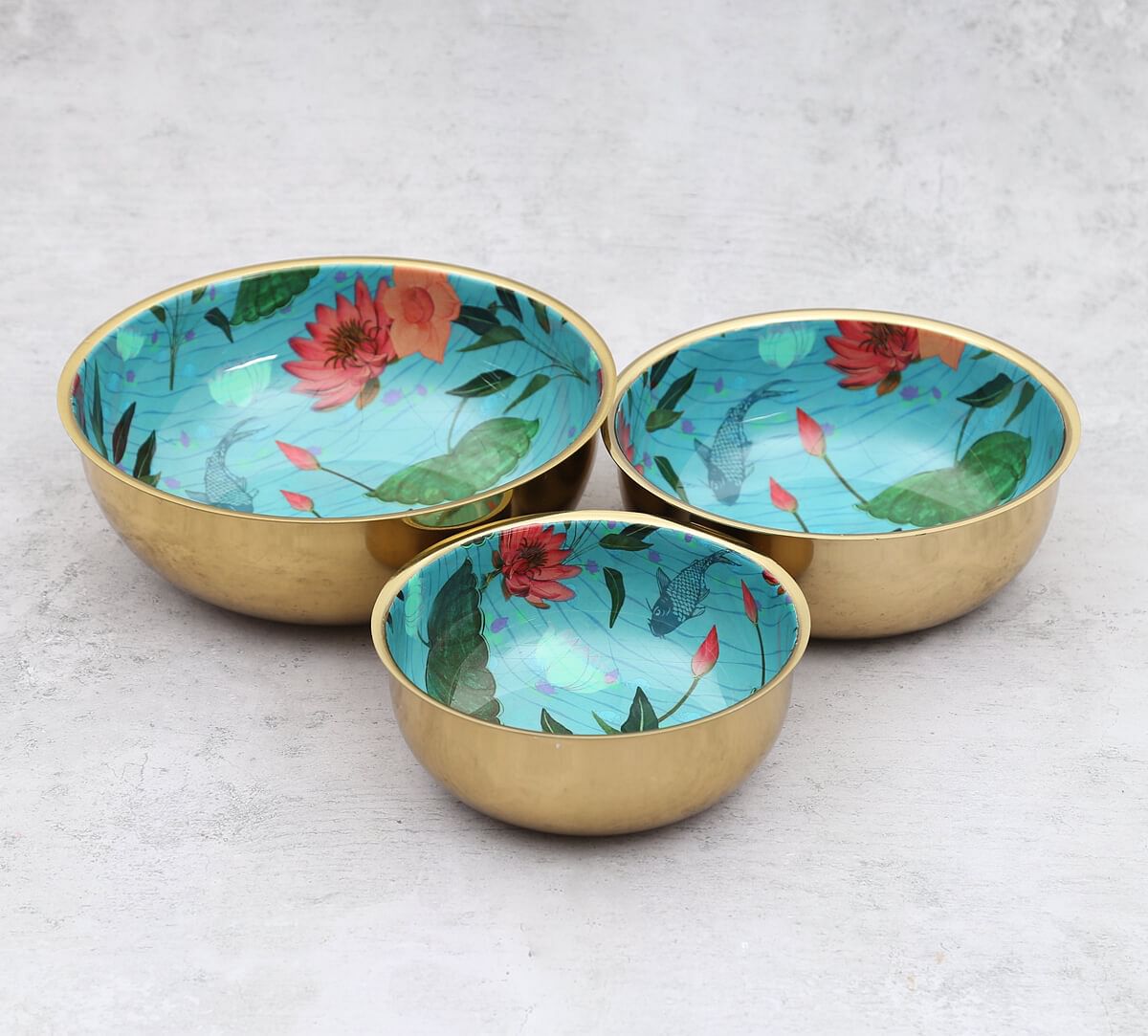 India Circus by Krsnaa Mehta Blossomy Mosaic Steel Bowl