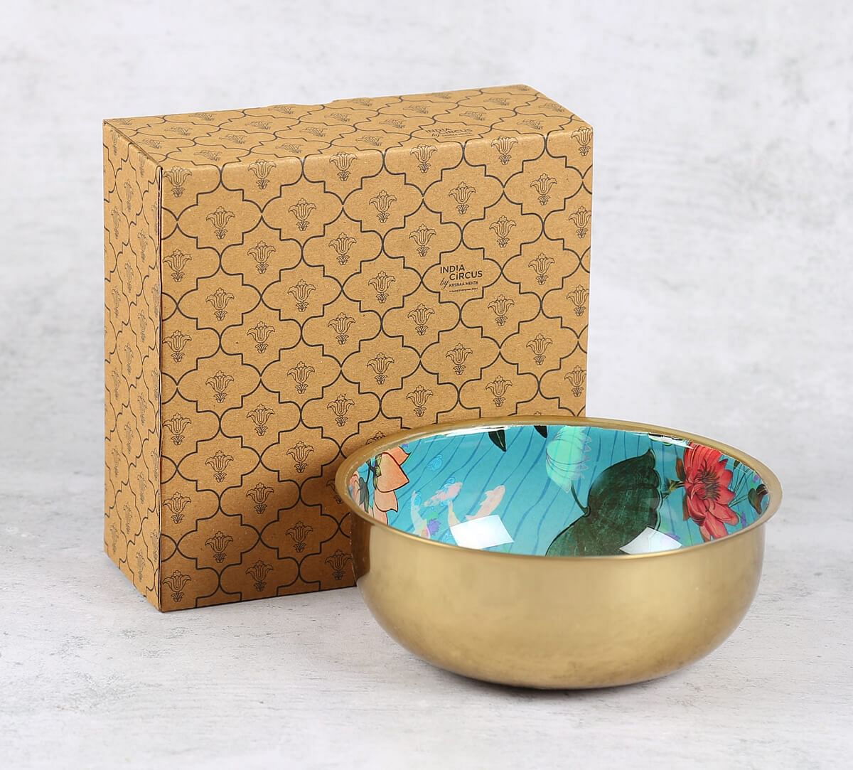 India Circus by Krsnaa Mehta Blossomy Mosaic Steel Bowl