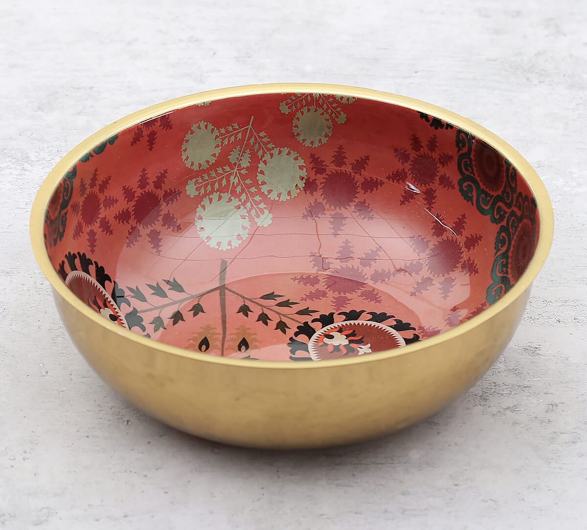India Circus by Krsnaa Mehta Raceme Rosettes Steel Bowl