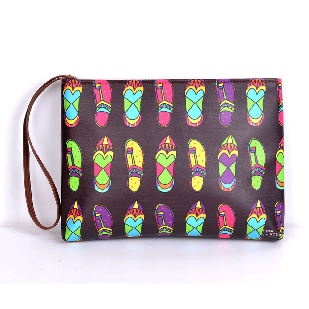 Jalebi Funky Slippers Utility Pouch