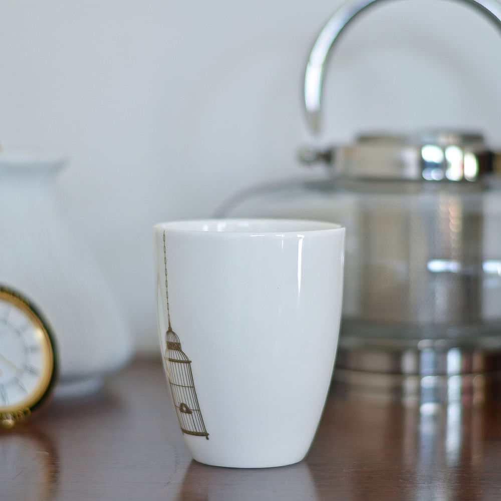 Kuheli Porcelain Cage Coffee Mug