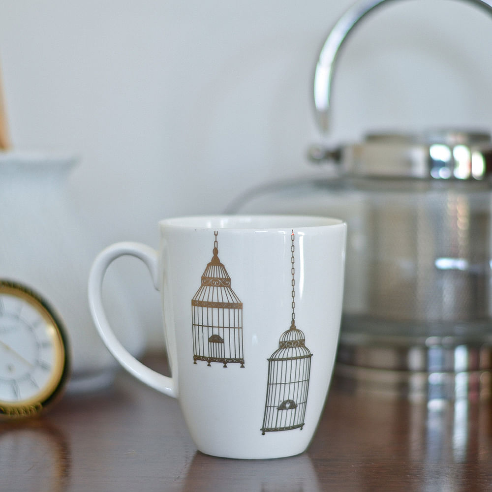 Kuheli Porcelain Cage Coffee Mug