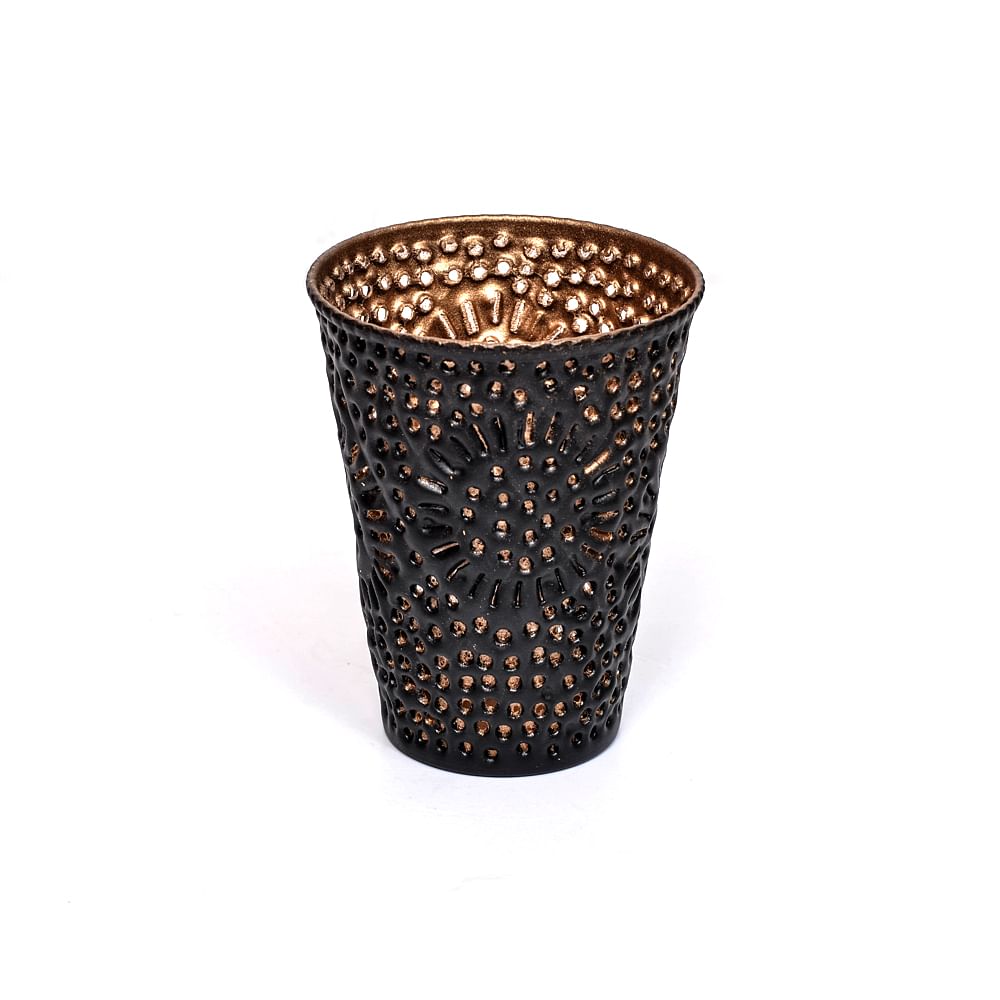 Bronze Lattice Candle Votive