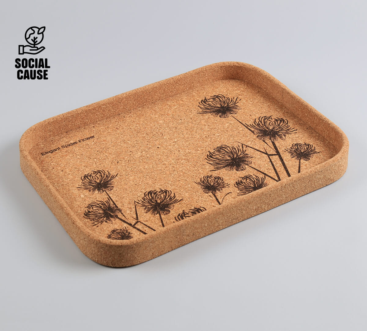 NGCPR Collection - Elegant Spider Flower Rectangle Tray