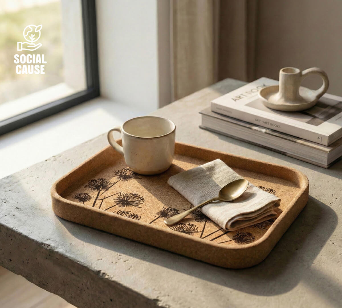 NGCPR Collection - Elegant Spider Flower Rectangle Tray