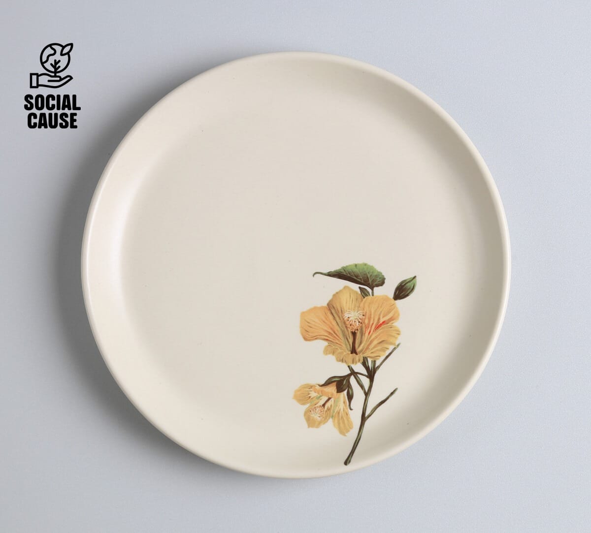 NGCPR Collection - Erinocarpus nimmonii Stoneware Snack Plate