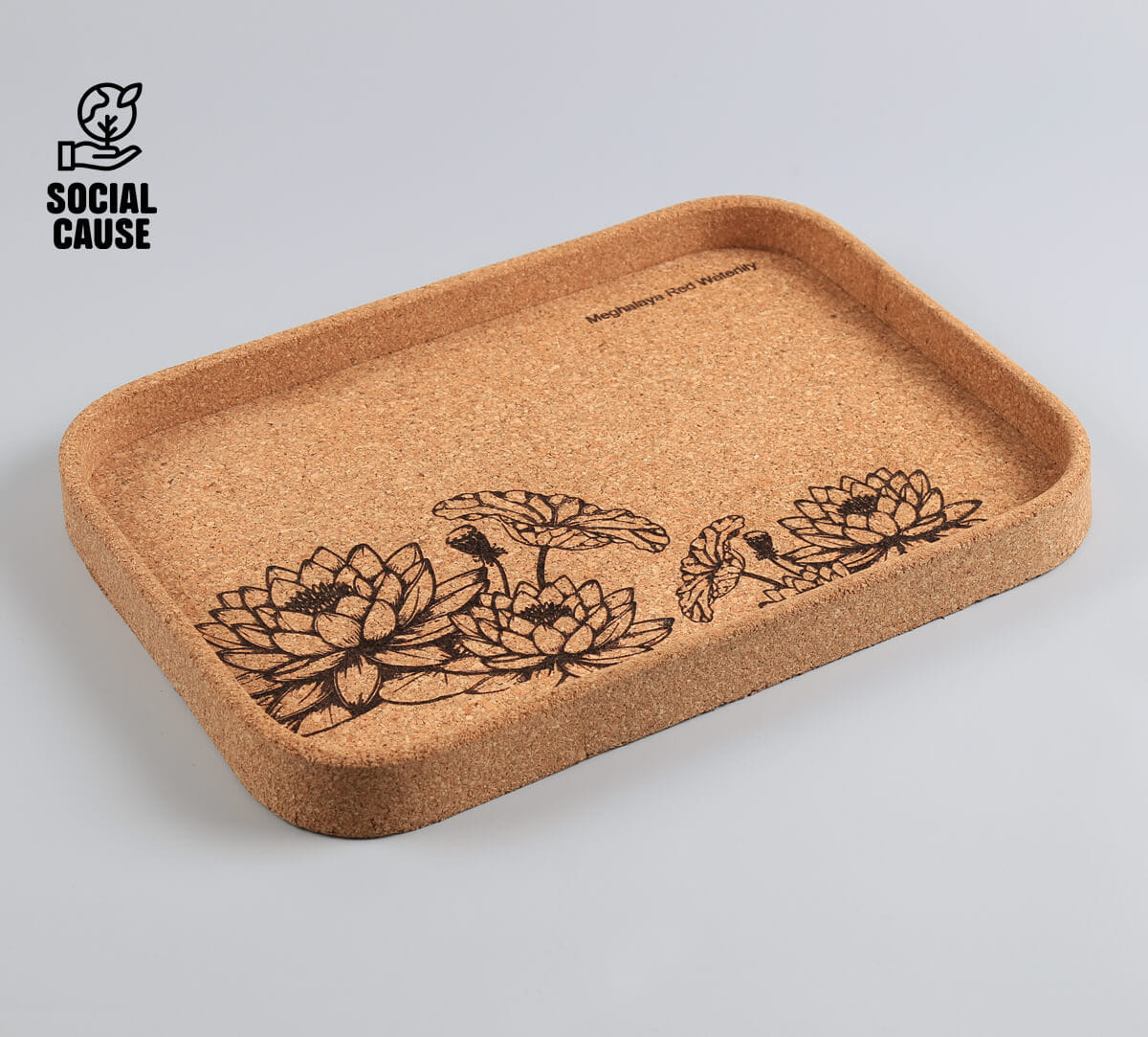 NGCPR Collection - Meghalaya Water Lily Rectangle Tray