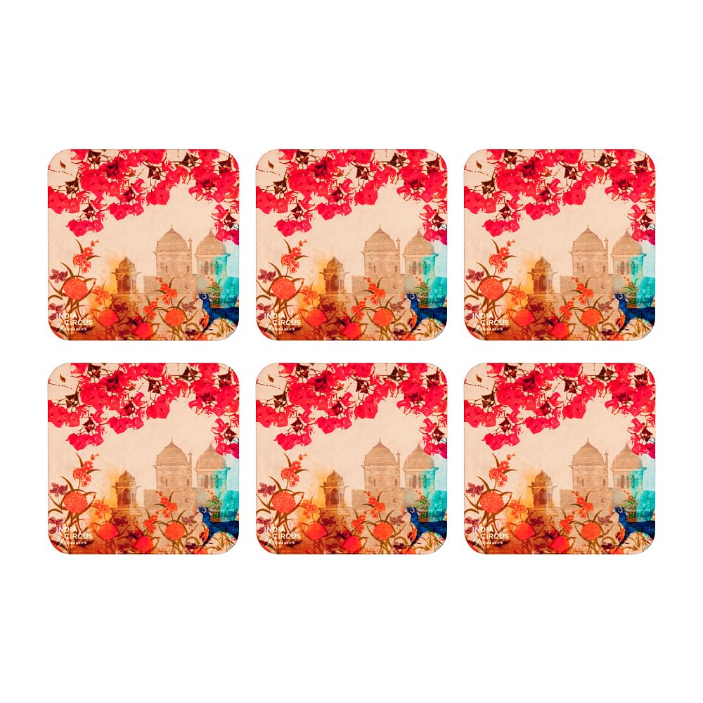 Palaces in Paradise MDF Coasters - (Set Of 6)