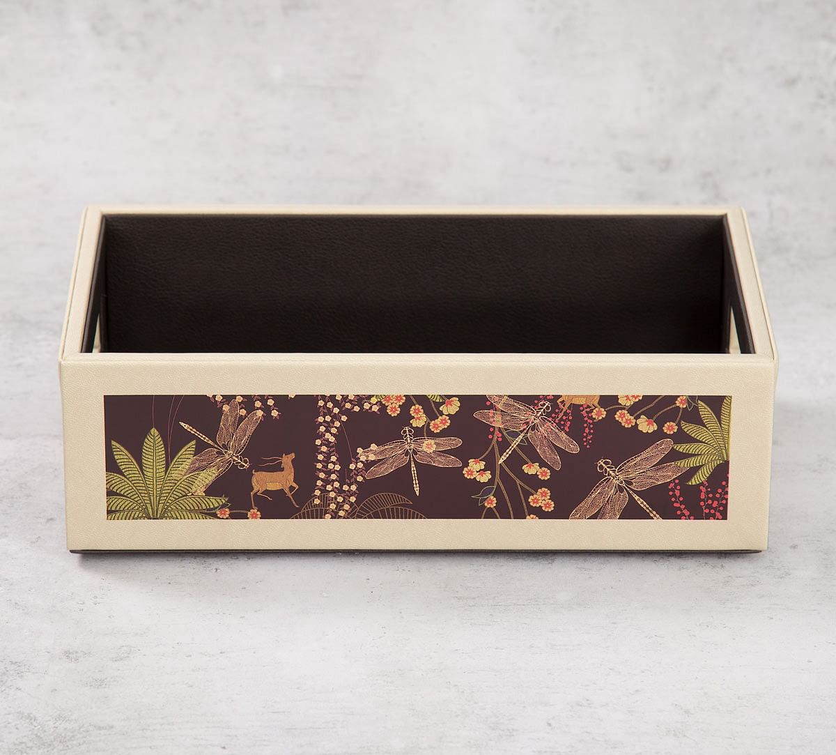 India Circus Palmeria Bloomer Leather Tray