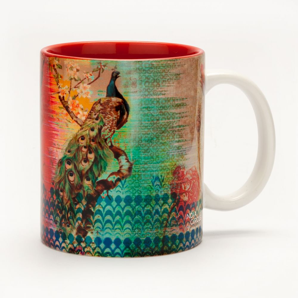 Peacock Flower Mug