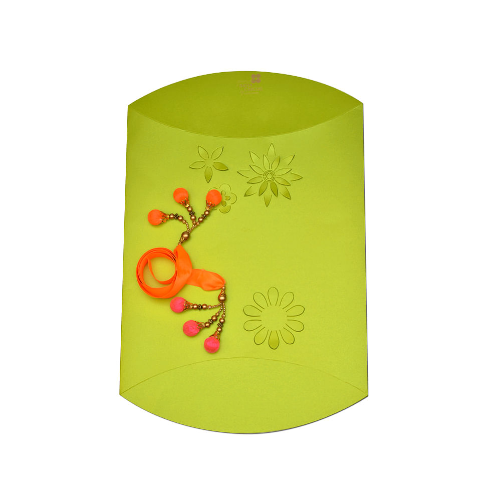 Pleasant Green Floral Gift Box-Single 13343-3