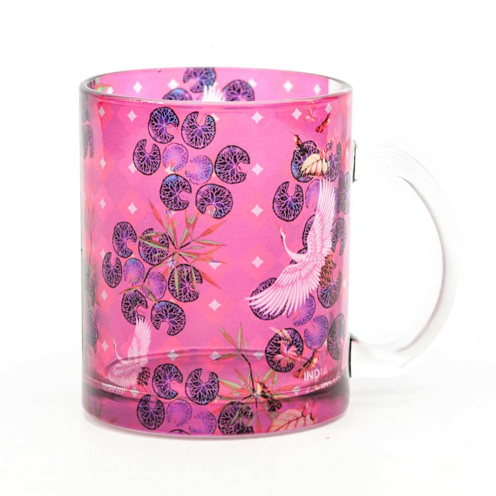 Red Paradise Glass Mug