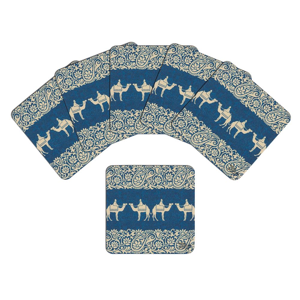 Sandy Illusions Rubber Coaster - (Set of 6)