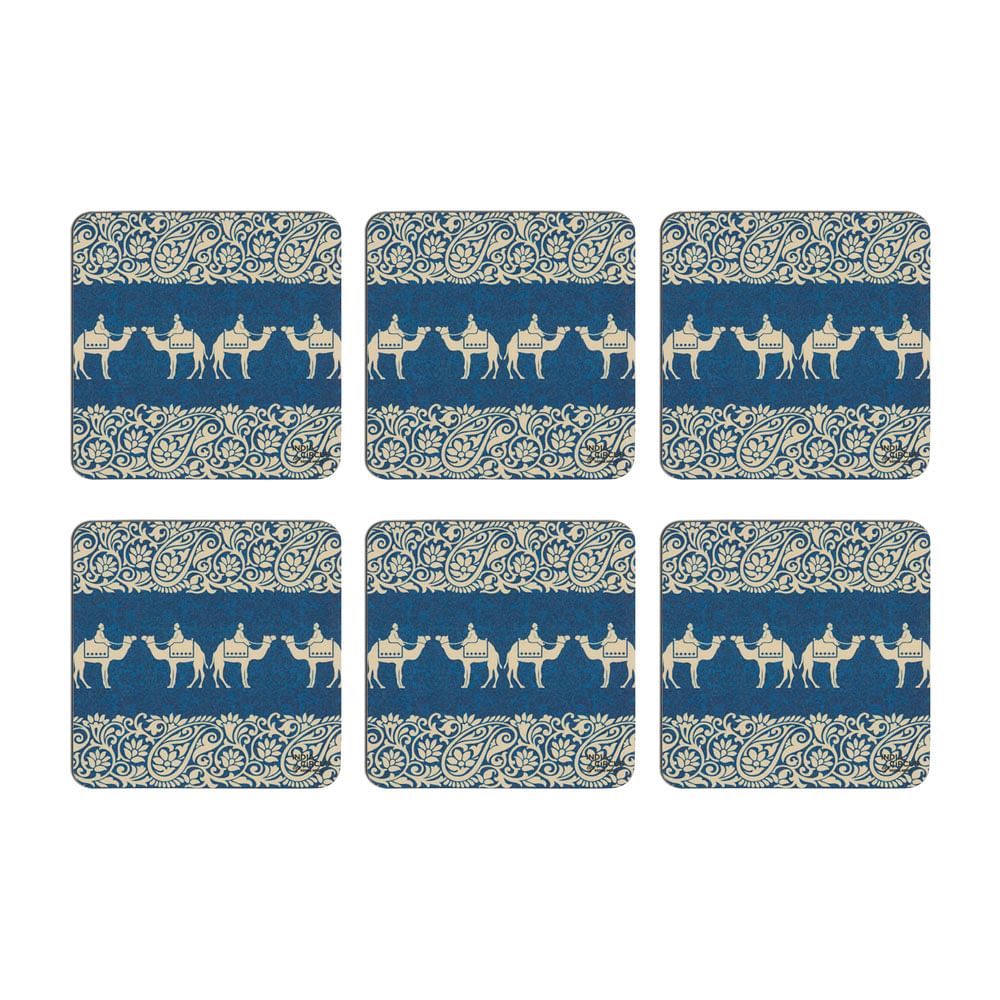 Sandy Illusions Rubber Coaster - (Set of 6)