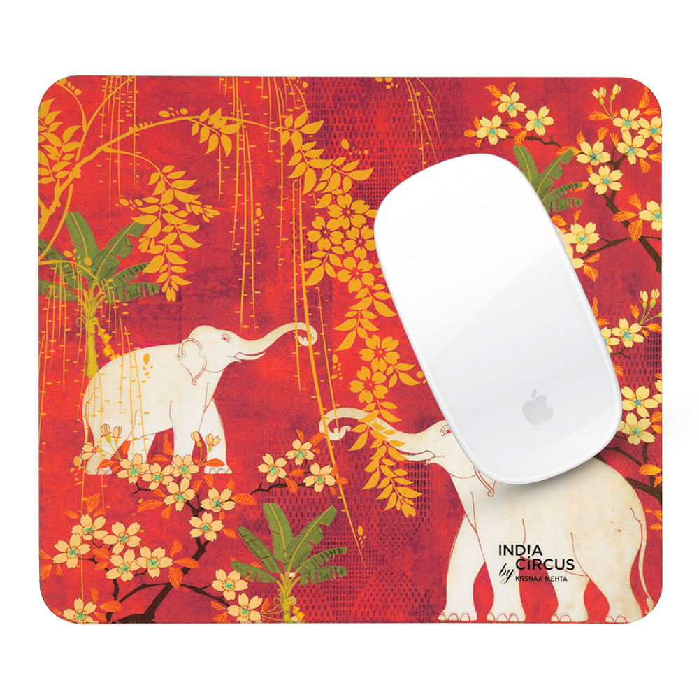 Scarlet Tusk Mouse Pad