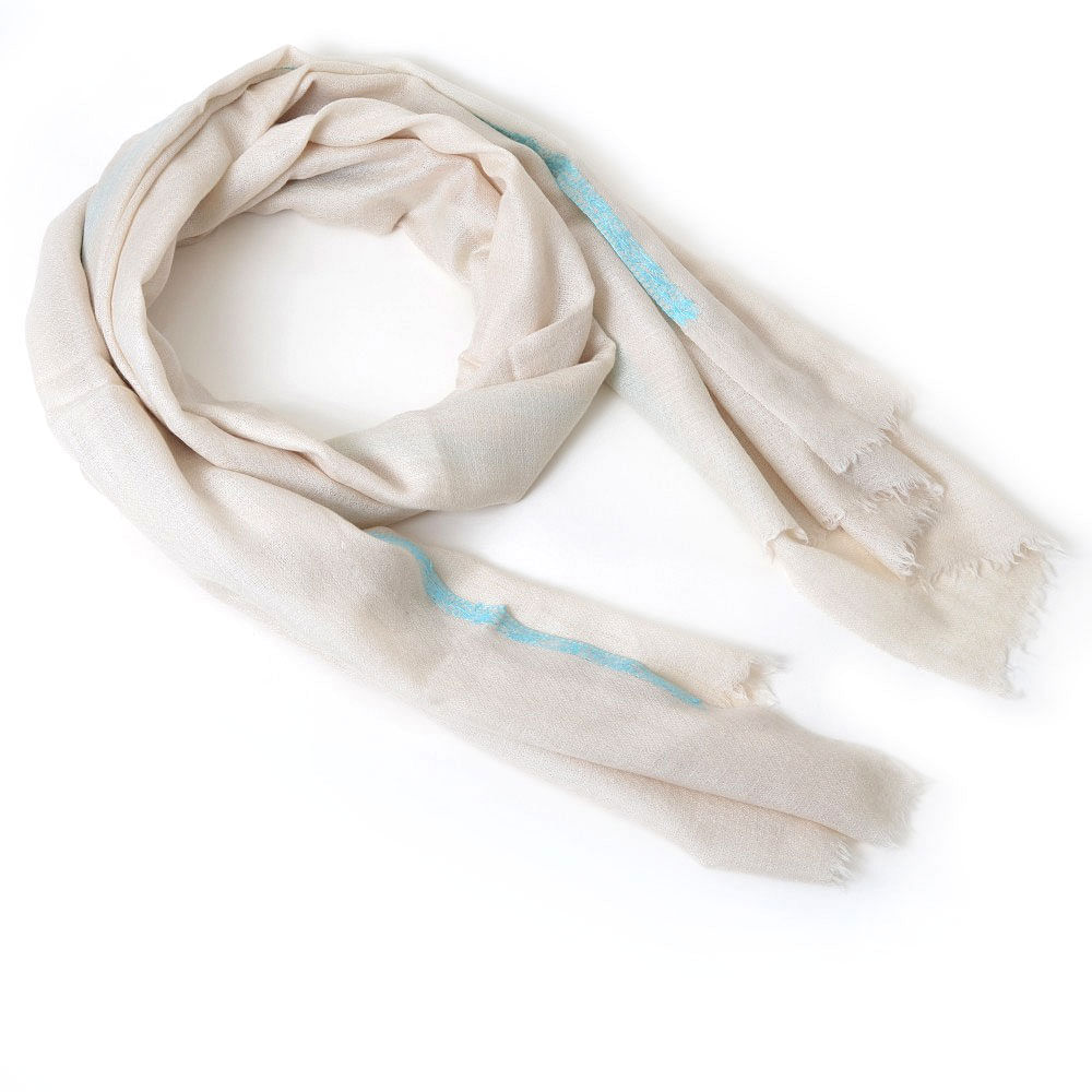 Silver Moonshine Cashmere Shawl