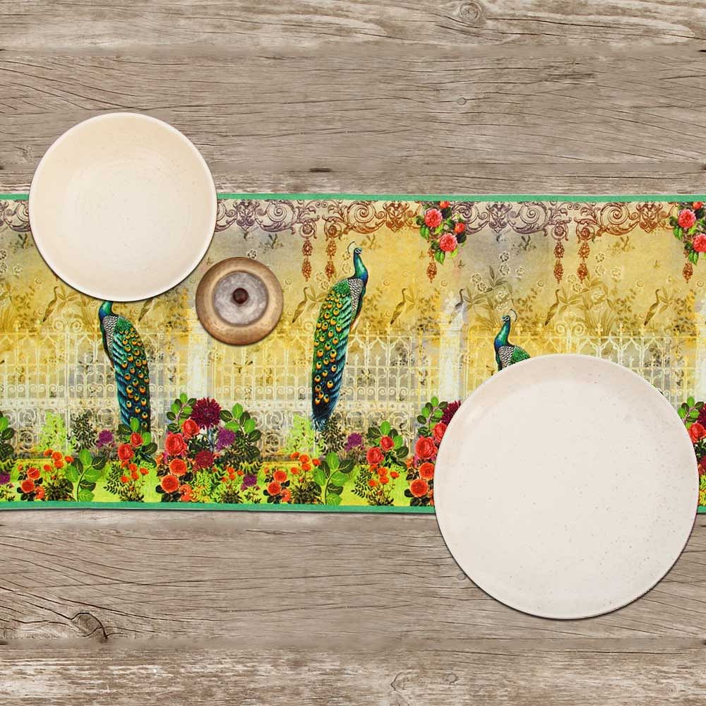 Song of the Peacock Table Runner