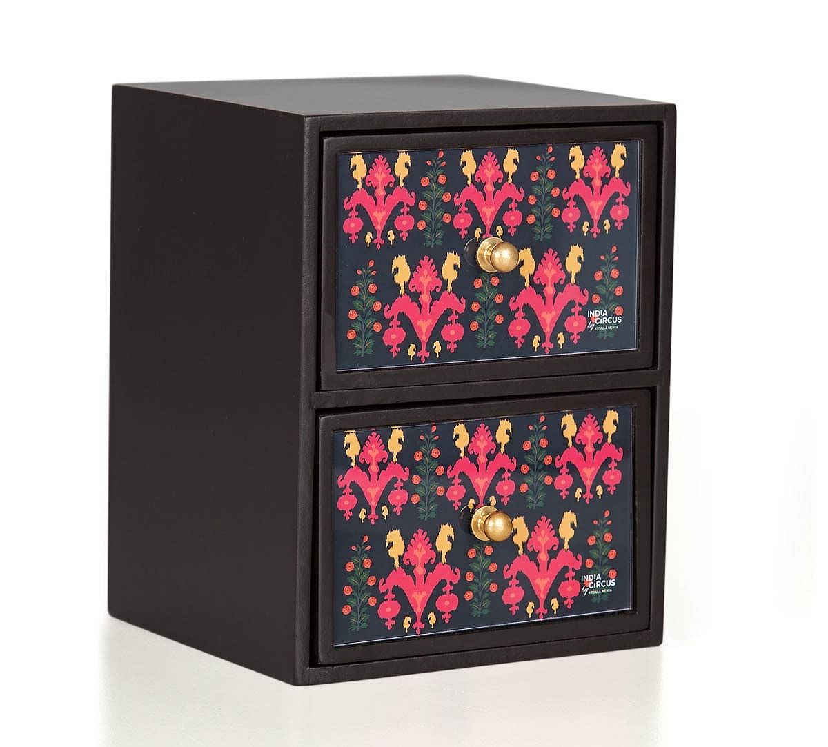 India Circus Sunshine Florist Jewellery Chest Drawers