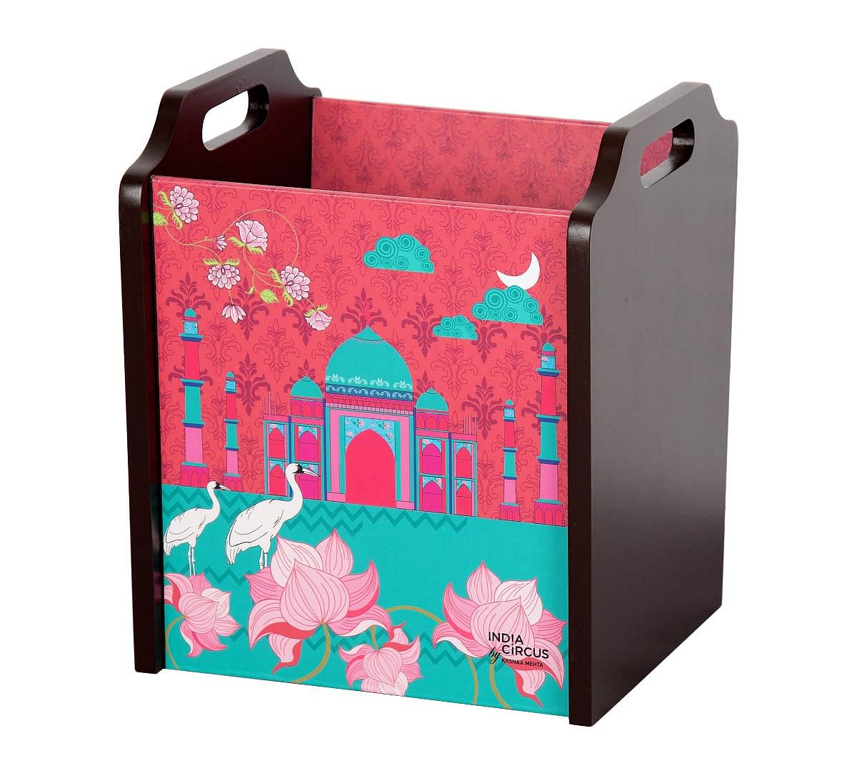 India Circus Taj Transition Desk & Magazine Organizer