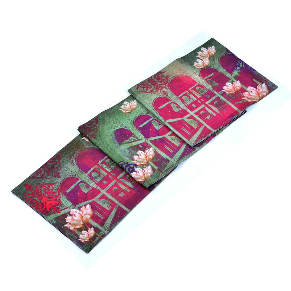 Tamara Blissful Lotus Table Runner