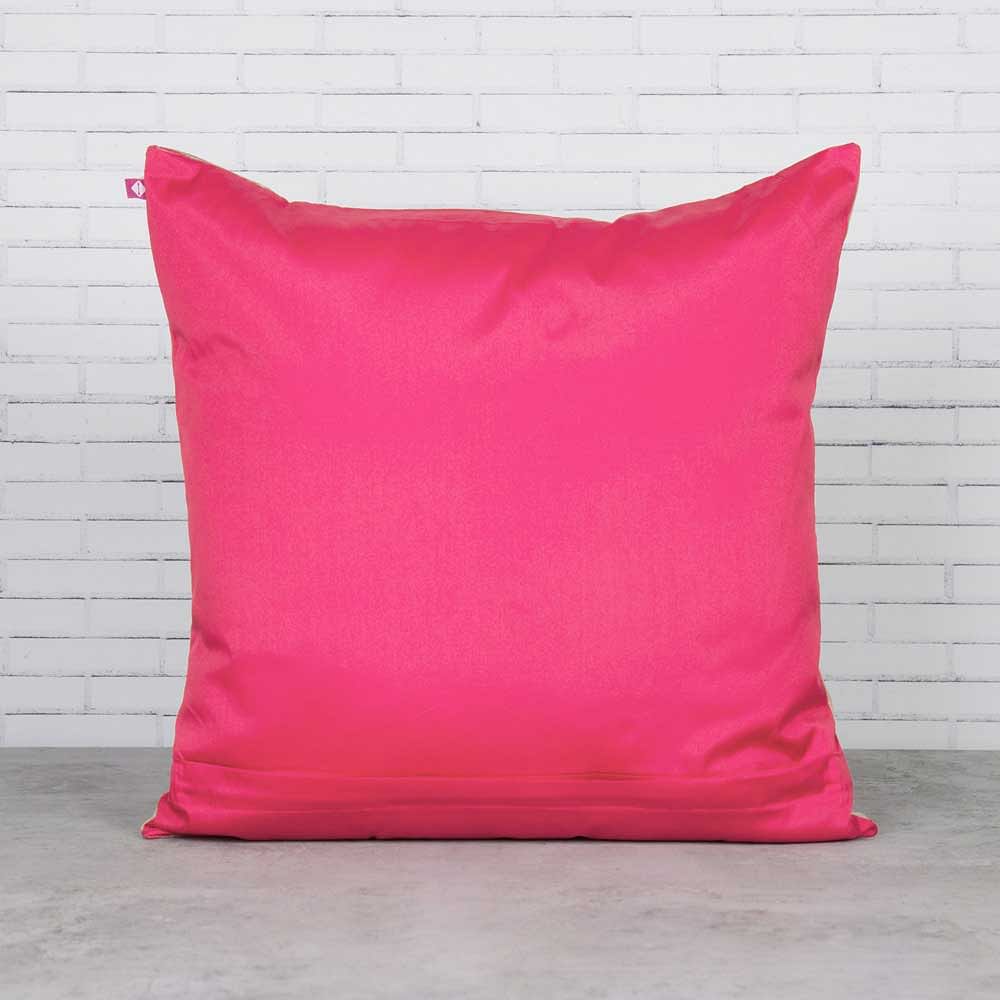 The Indian Influx Blended Taf Silk Cushion Cover