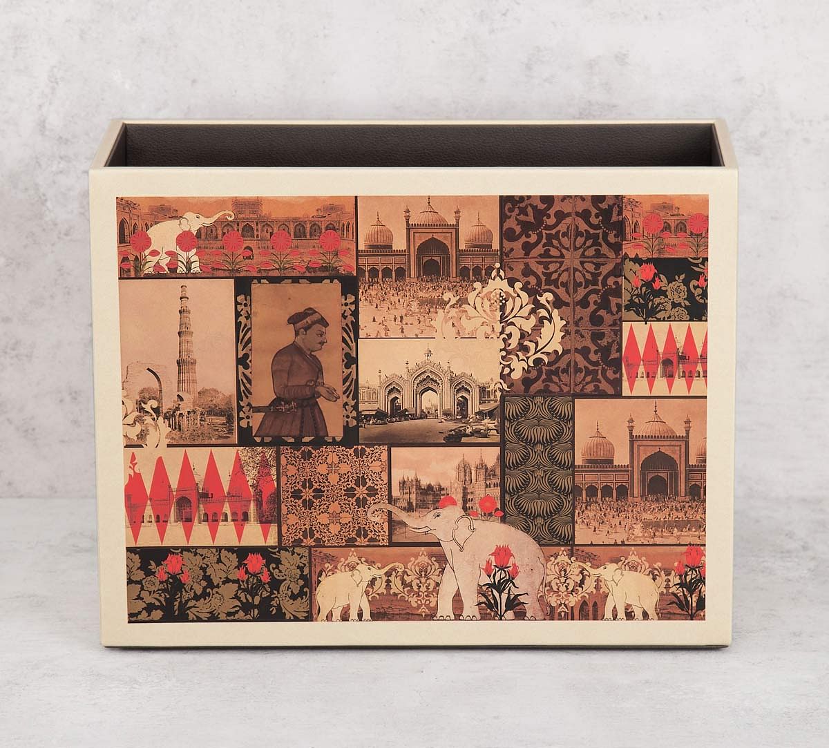 India Circus by Krsnaa Mehta The Mughal Era Leather Magazine Holder