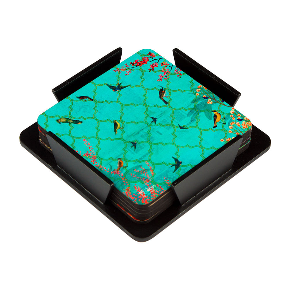 The World from my Window MDF Coaster - (Set of 6)