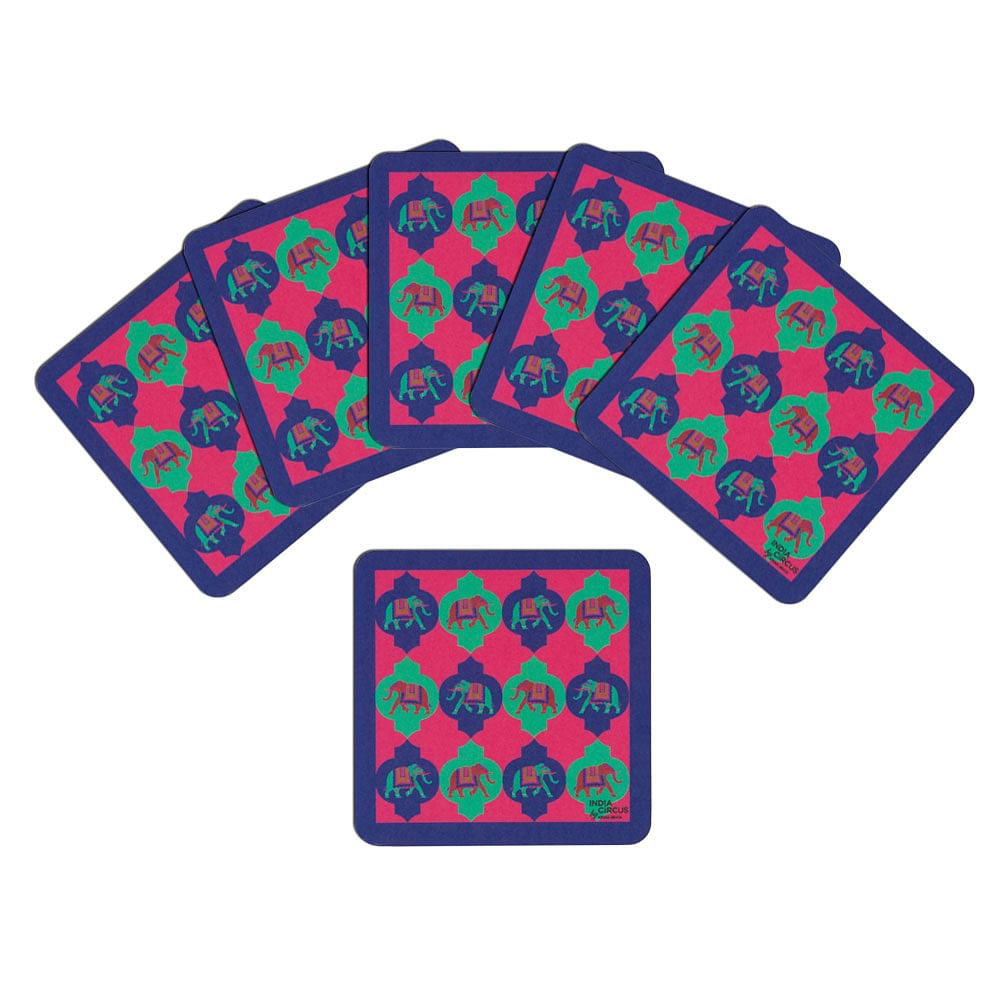 Tusker Treat Rubber Coaster - (Set of 6)