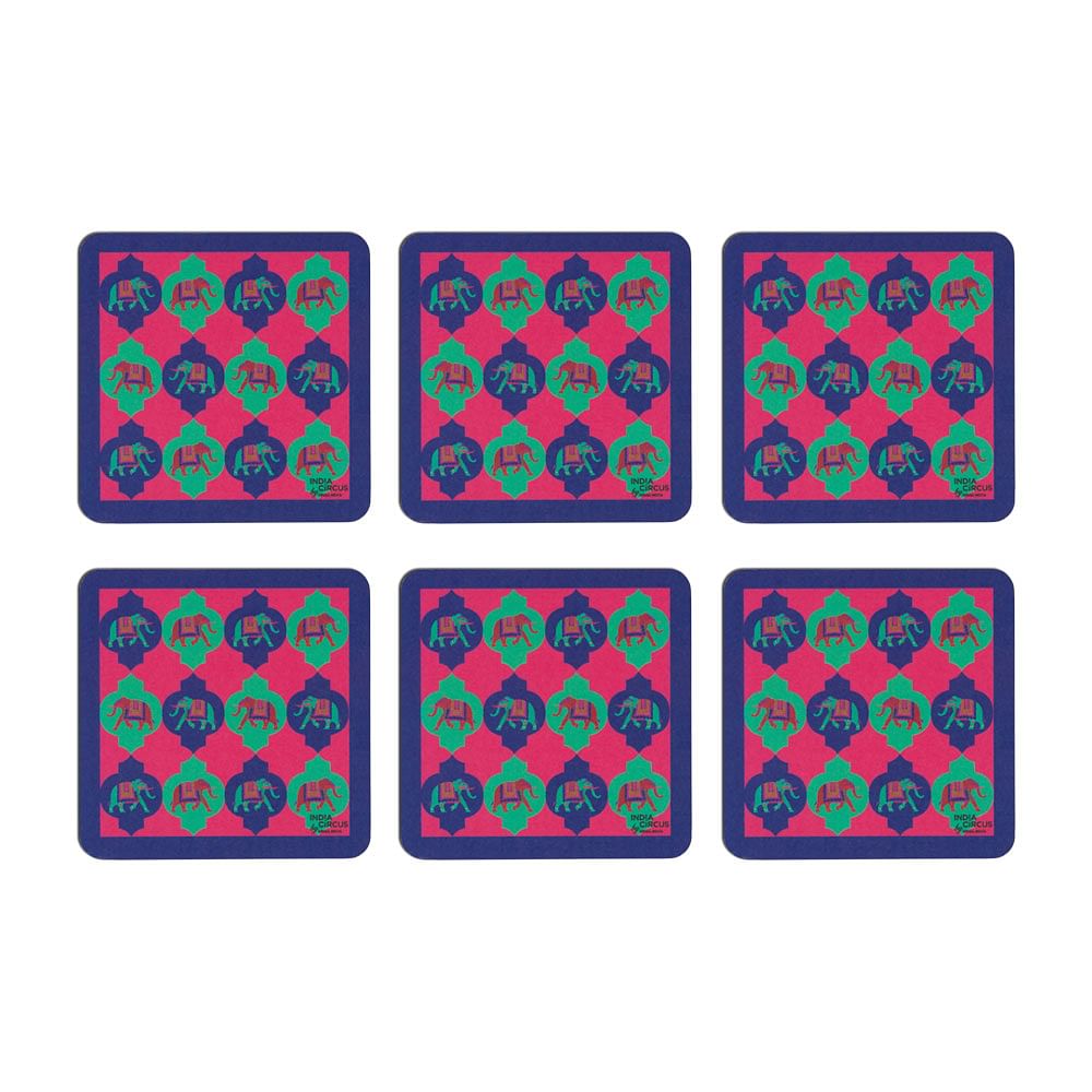 Tusker Treat Rubber Coaster - (Set of 6)