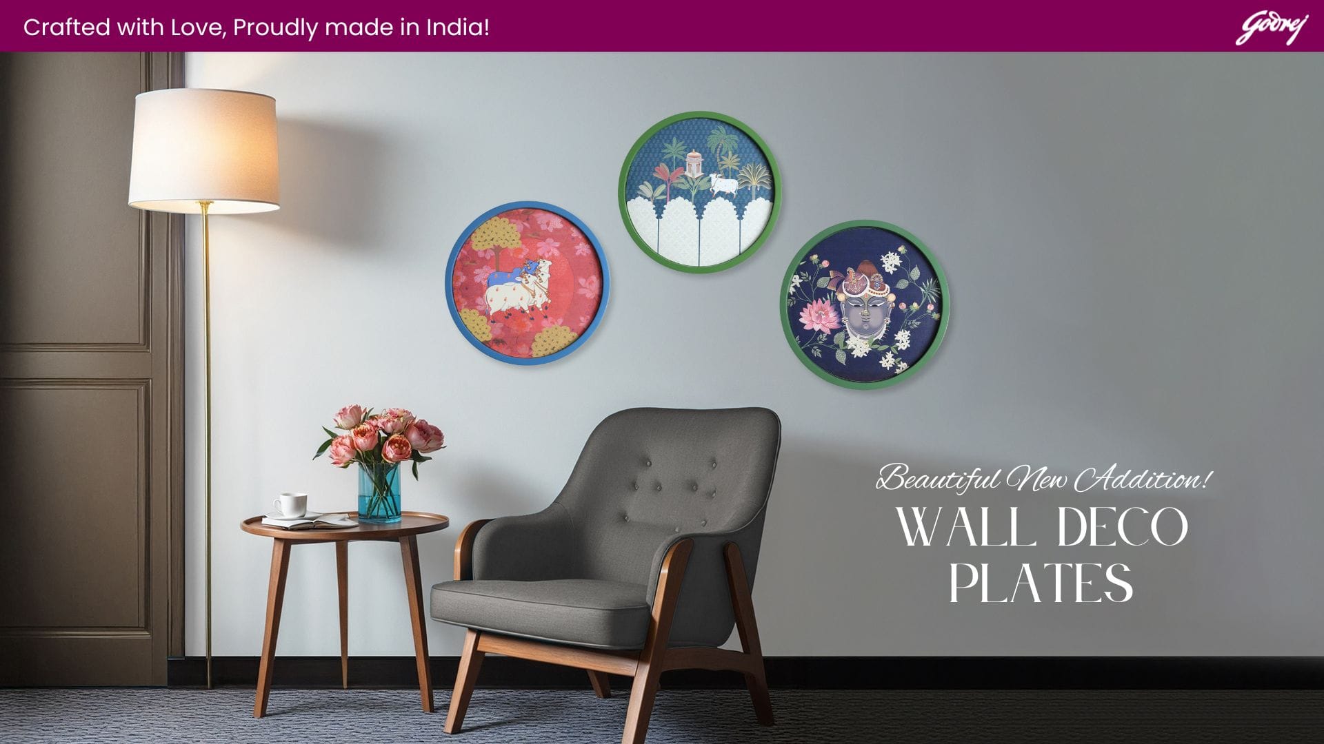 Dhan Padma Wall Deco Plate