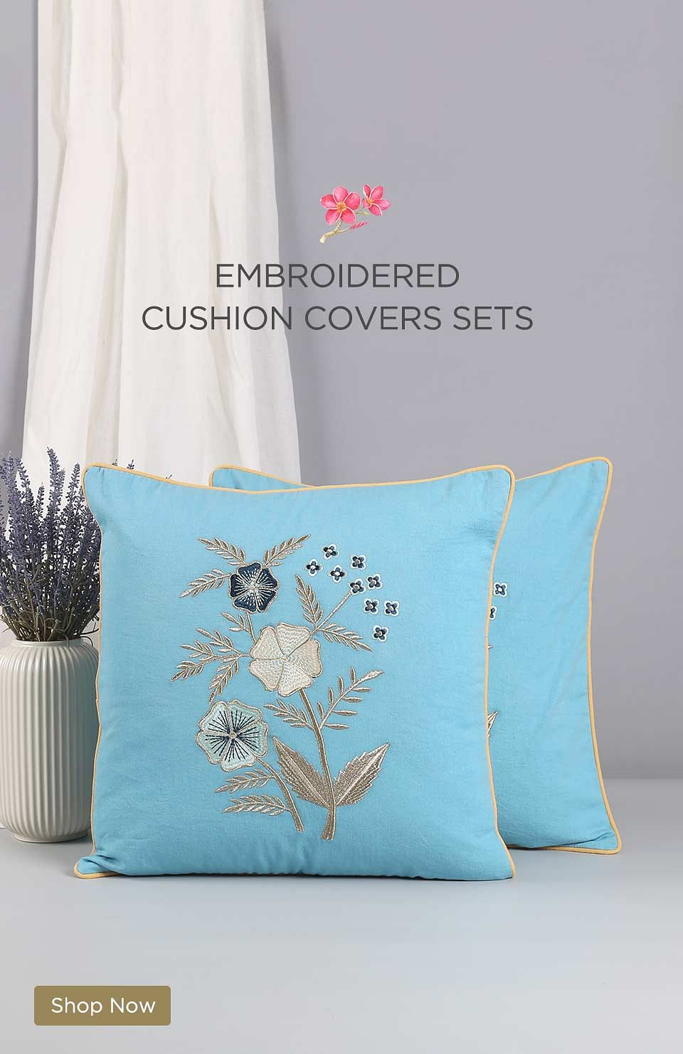 Buy Embraided Cushion Cover Online