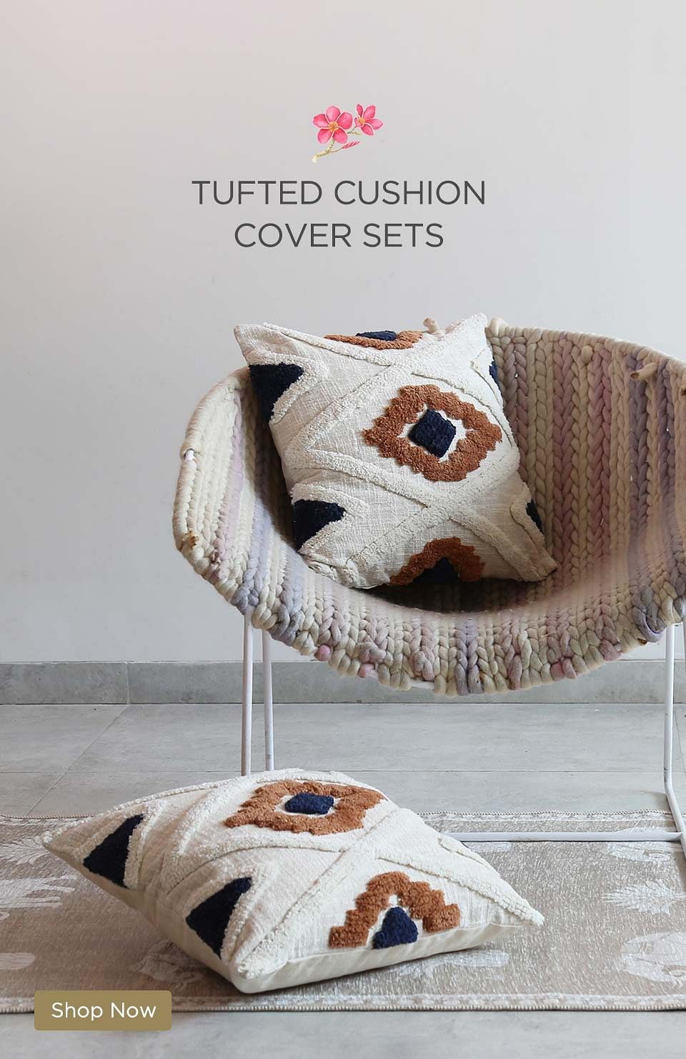 Buy Tuffted Cushion Covers Online