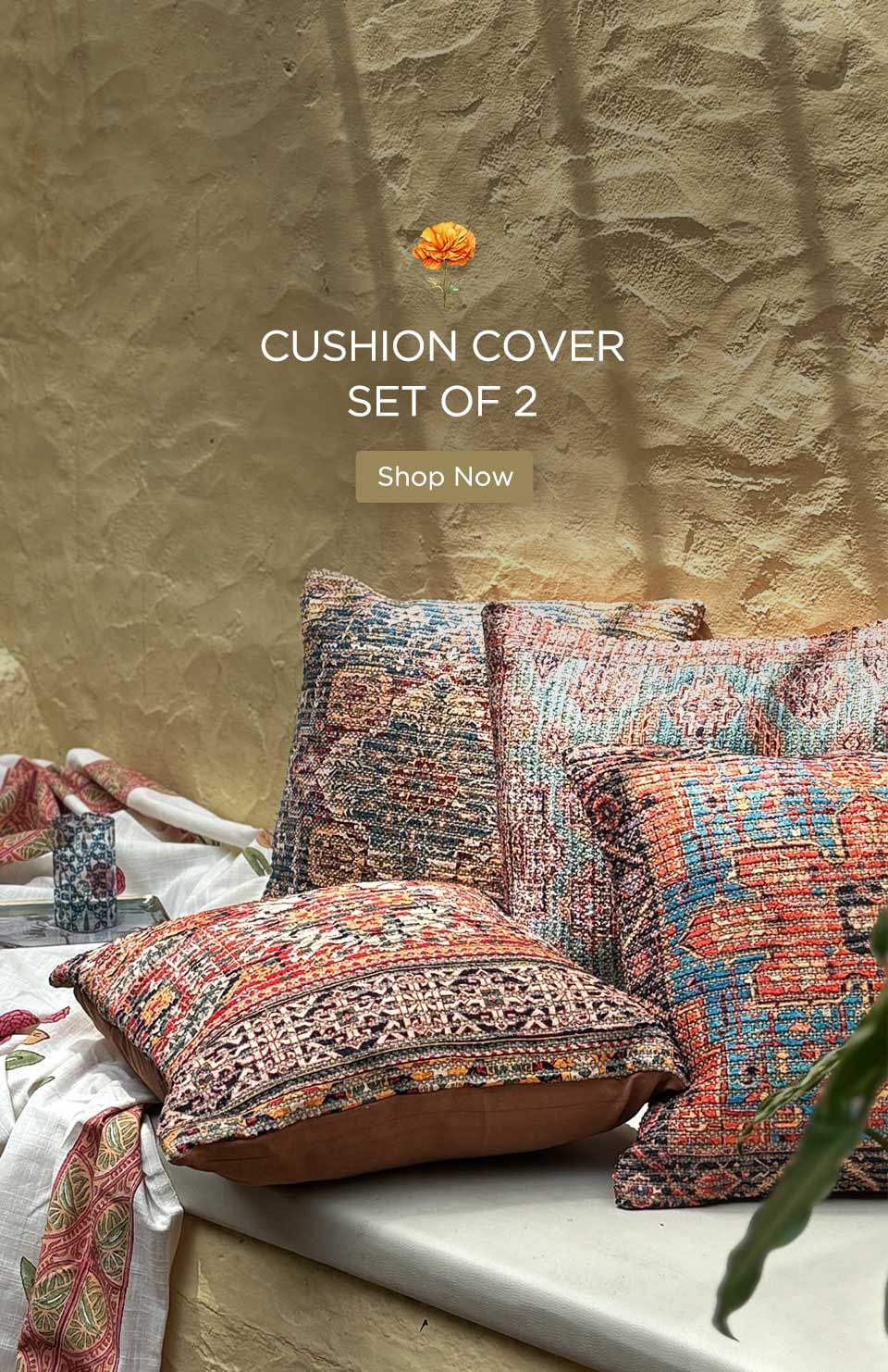 Buy Embraided Cushion Cover Online