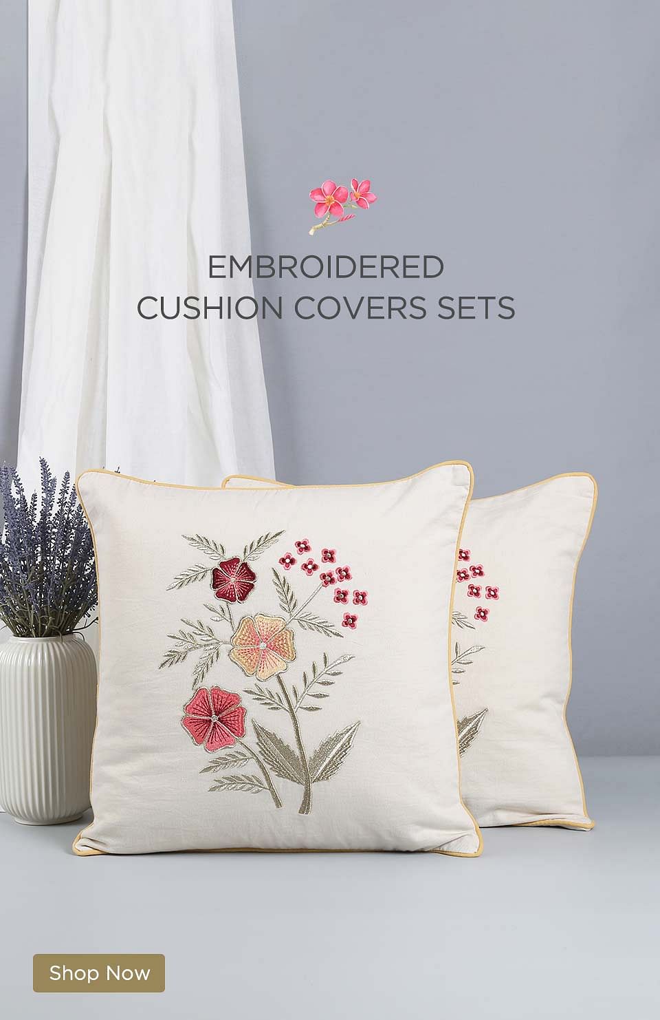 Buy Embraided Cushion Cover Online