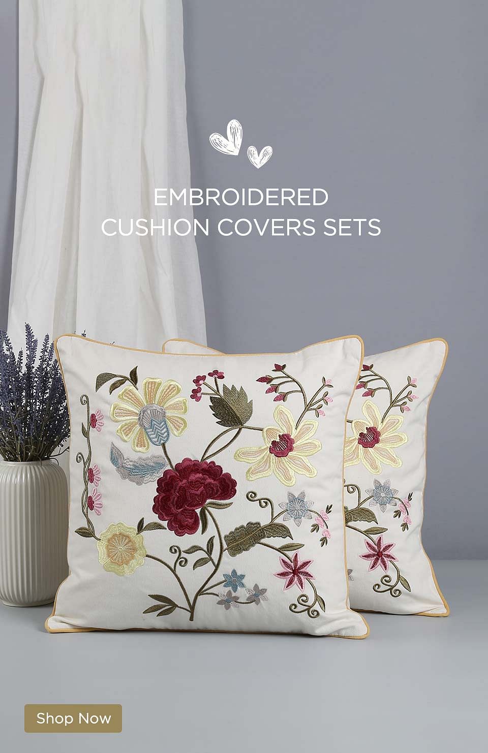 Buy Embraided Cushion Covers Online